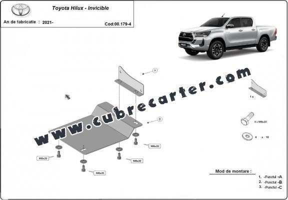 Protección sensores DPF Toyota Hilux